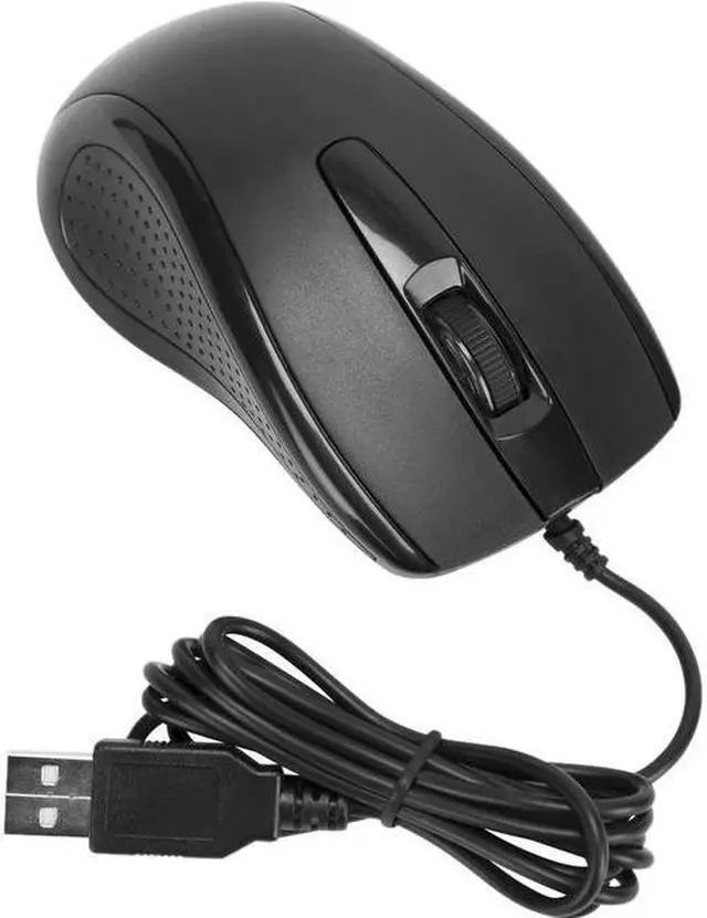 Main image of Targus Full-Size Optical Antimicrobial Wired Mouse AMU81AMUSZ