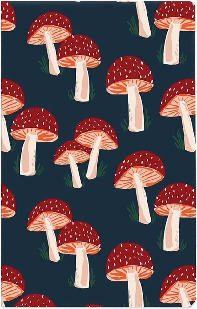 Main image of Denik Classic Softcover Notebook Mushroom Navy Blue 8 x 5 72 Sheets LFC1138L