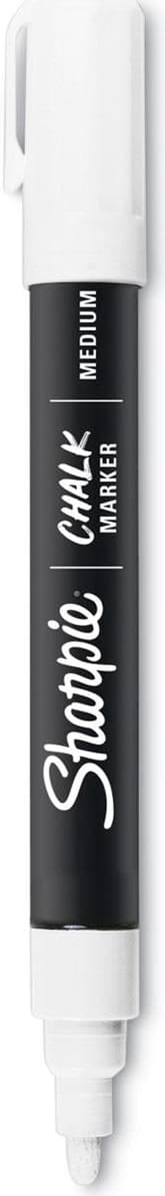 Wet-Erase Chalk Marker, Medium Bullet Tip, White, 2/Pack Wet-Erase Chalk Marker, Medium Bullet Tip, White, 2/Pack