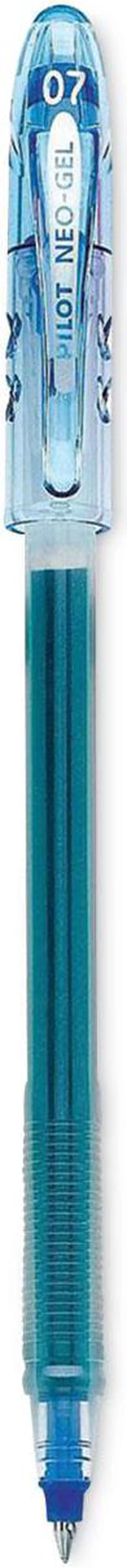 Main image of Neo-Gel Gel Pen Stick Fine 0.7 mm Blue Ink Translucent Blue Barrel 48/Pack 84072