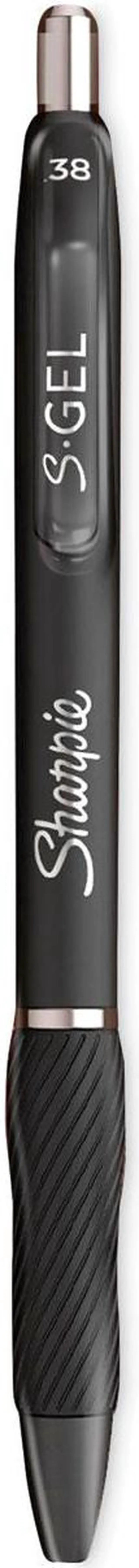 Main image of Sharpie S-Gel High-Performance Gel Pen Retractable Extra-Fine Black 4/Pk 2141125