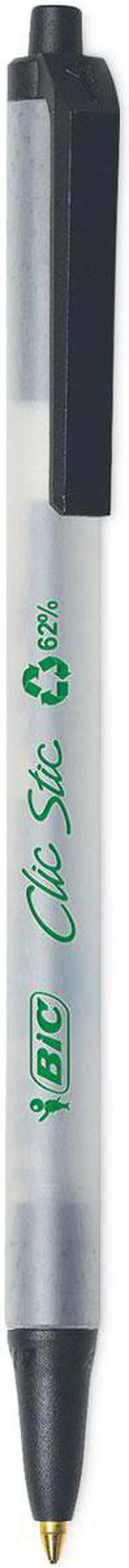 Main image of BIC ReVolution Ballpoint Pen Retractable Medium 1 mm Black Ink 48 Pack CSEM48BK