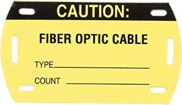 Alt view image 4 of 4 - Panduit PST-FO Self-Laminating Fiber Optic Cable Marker Tag (5-Pack)