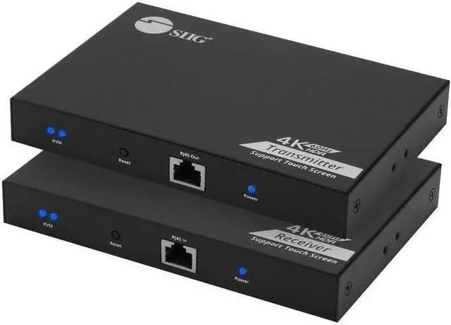 Alt view image 15 of 20 - SIIG 4K 60Hz HDR HDMI KVM Over Cat6 Extender with S/PDIF & Touch Screen Support - 1 Computer(s) - 1 Local User(s) - 1 Remote User(s) - 229.66 ft Range - 4K - 3840 x 2160 Maximum Video Resolution -