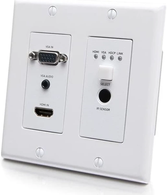 Main image of C2G 1 HDMI+VGA Wall Plate TX C2G30017