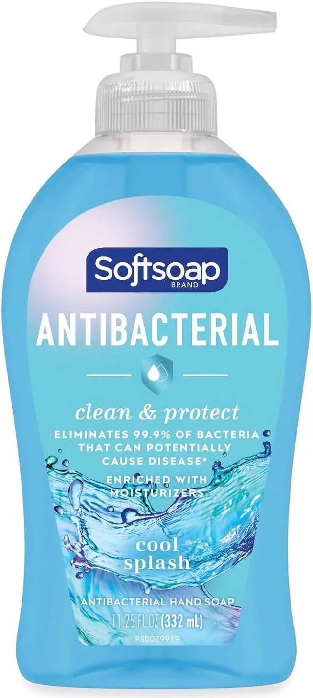 Alt view image 11 of 15 - Softsoap Antibacterial Liquid Hand Soap Cool Splash 11.25 Oz. (US07327A)