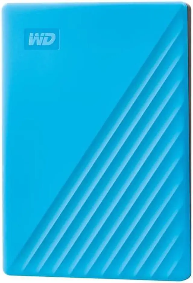 Alt view image 12 of 13 - WD 1TB My Passport Portable Storage USB 3.2 Gen 1 - Blue - WDBYVG0010BBL-WESN