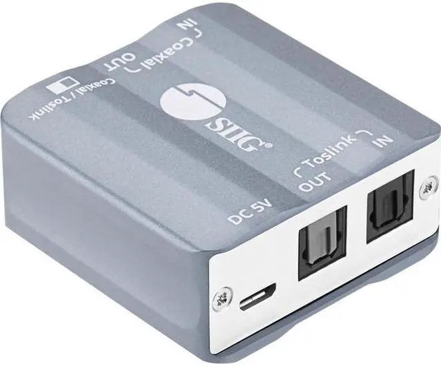 Main image of SIIG Toslink/Coaxial Bi-directional Audio Converter CEAU0311S1