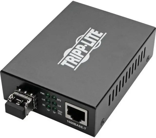 Main image of Tripp Lite Gigabit Multimode Fiber to Ethernet Media Converter N785INTLCMM