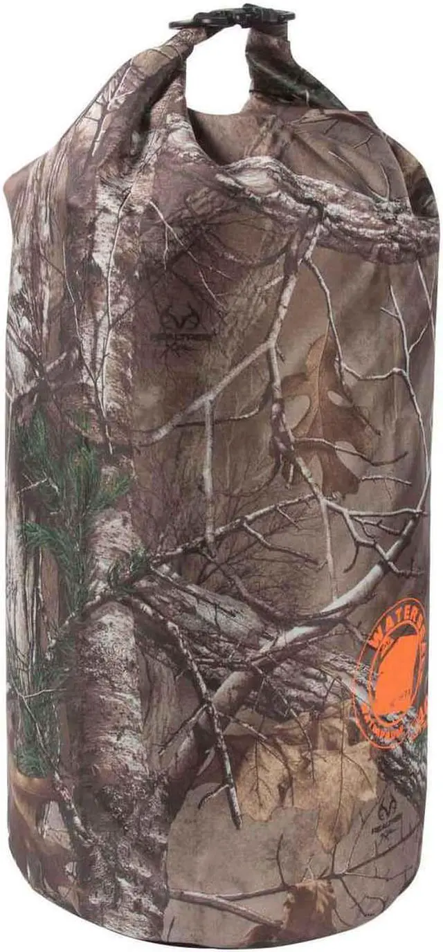Alt view image 3 of 5 - Lewis N. Clark Waterseals 40L Classic Dry Bag, Realtree Xtra Camouflage