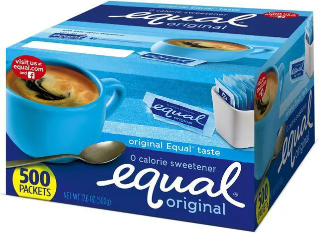 Alt view image 9 of 17 - Equal MRINUT20015448 Sugar Substitute Packets - 1 Box (500 Packets)