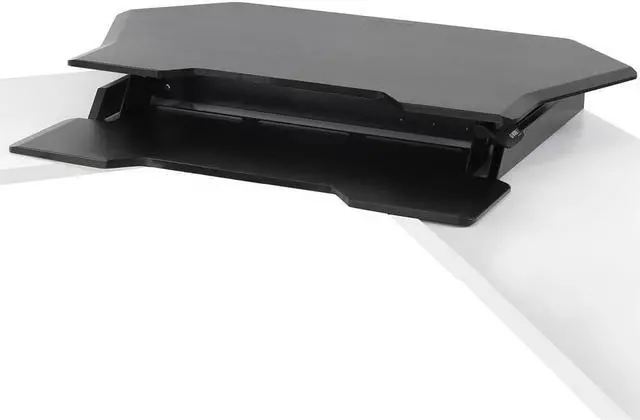 Alt view image 13 of 20 - Ergotron WorkFit-TX Standing Desk Converter, Sit-Stand Desk Workstation - Height-Adjustable Keyboard (33-467-921)