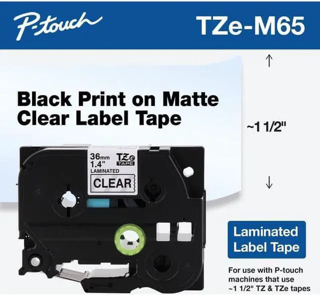 Main image of Brother P-touch TZe Label Tape TZEM65