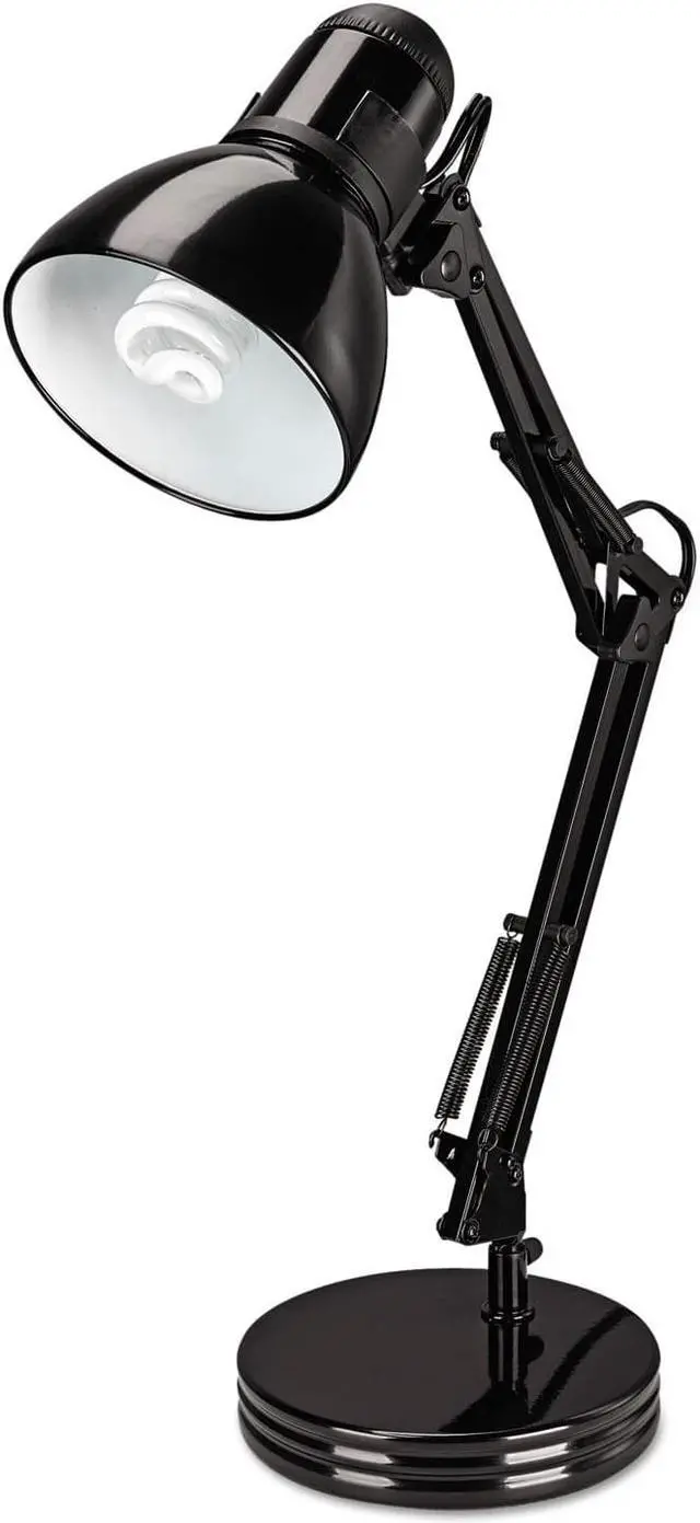 Alt view image 6 of 20 - Architect Desk Lamp, Adjustable Arm, 22"H, Black