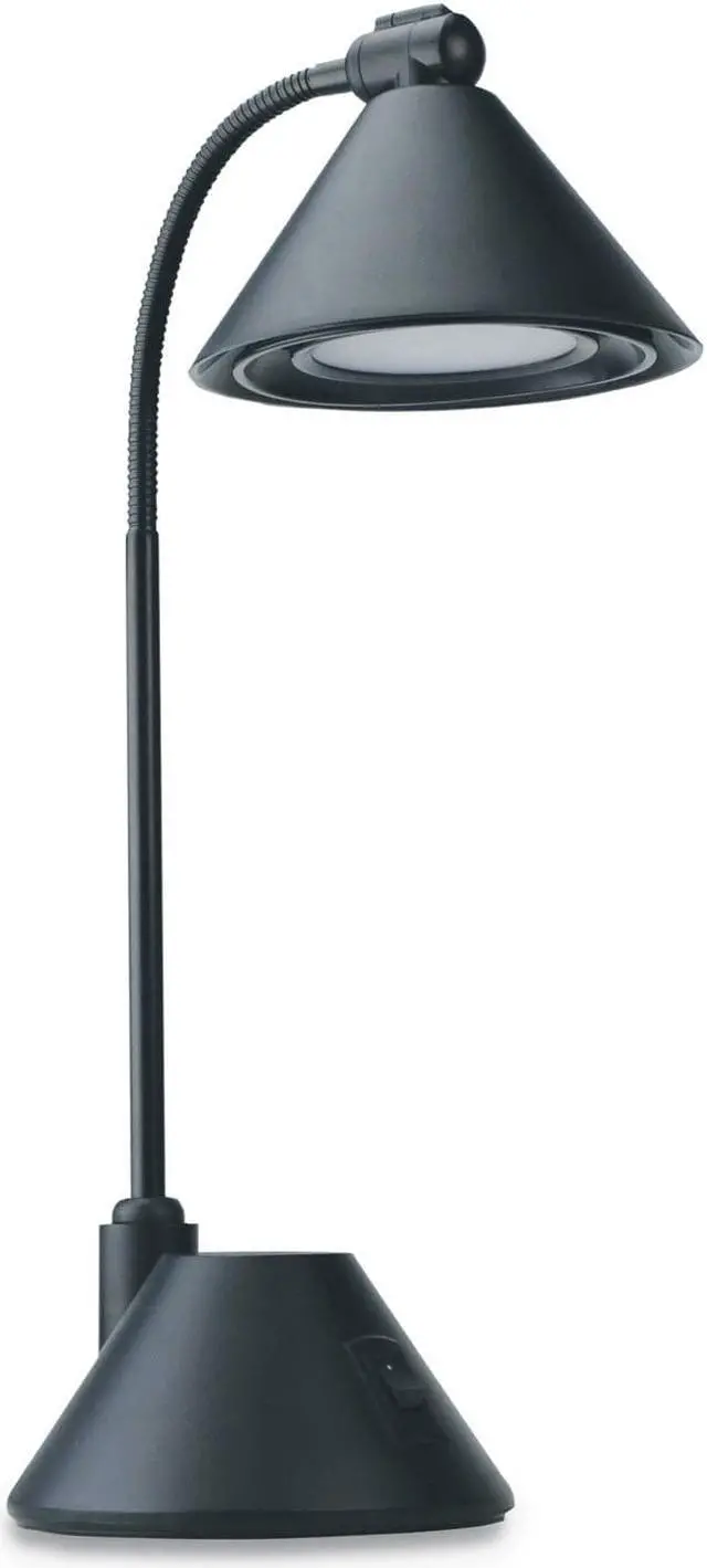 Alt view image 4 of 17 - LED Task Lamp, 2 Prong, 17"High, Black ALELED932B