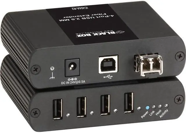 Alt view image 6 of 6 - Black Box Network Services Usb 2.0 Extender 4 Port Mm