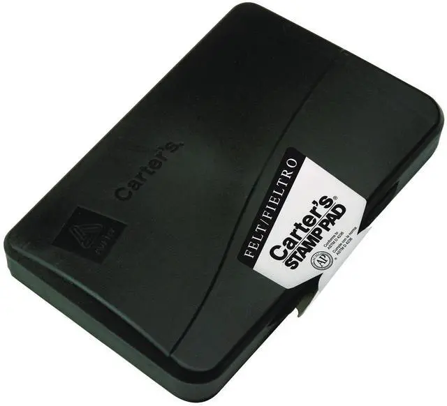 Alt view image 8 of 8 - Felt Stamp Pad 6 1/4 x 3 1/4 Black
