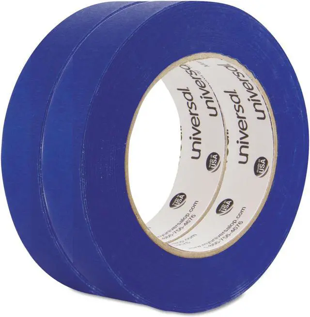 Alt view image 3 of 5 - Innovera PT14025 Premium Blue Masking Tape W/Bloc-It Technology, 24Mm X 54.8M, Blue, 2/Pack