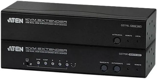 Alt view image 5 of 7 - Vga Dual View Kvm Extender