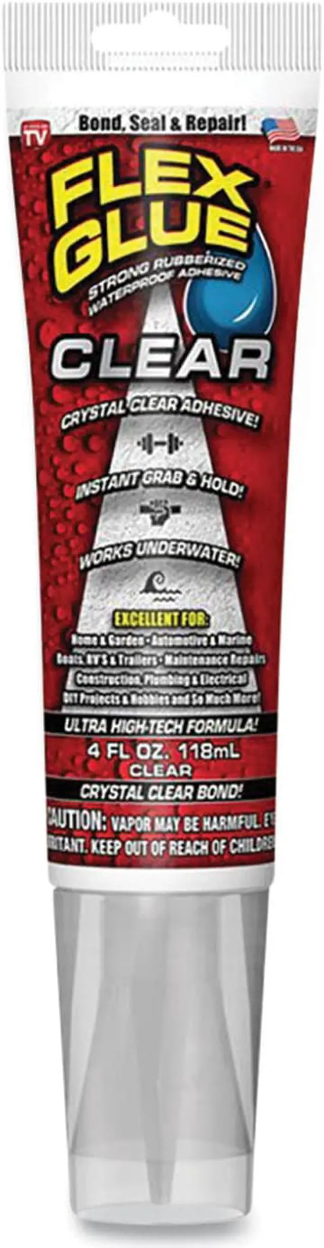 Alt view image 2 of 2 - Flex Seal Flex Glue 4 oz. Clear (GFSCLRR04)