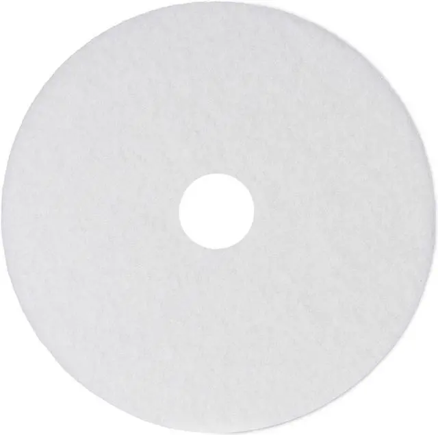 Alt view image 2 of 2 - Boardwalk PAD 4014 WHI BWK4014WHI Standard 14" Diameter Polishing Floor Pads, White (Pack of 5)