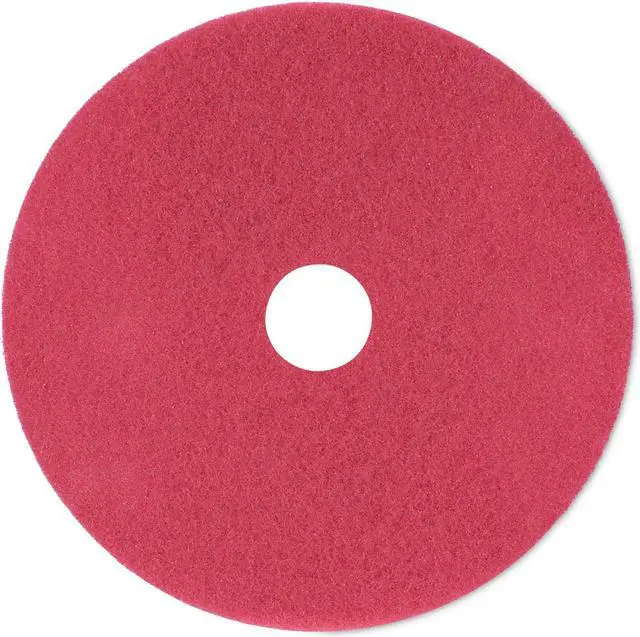 Alt view image 6 of 10 - Standard 21-Inch Diameter Buffing Floor Pads, Red BWK4021RED