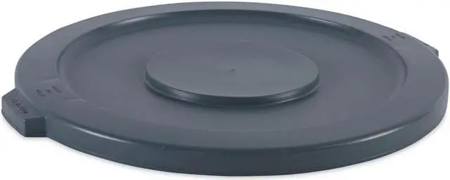 Alt view image 4 of 10 - Boardwalk Lids for 32-Gal Waste Receptacle Flat-Top Round Plastic Gray