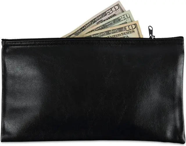 Alt view image 2 of 10 - Zippered Wallets/Cases, 11w x 6h, Black, 2/PK 69021