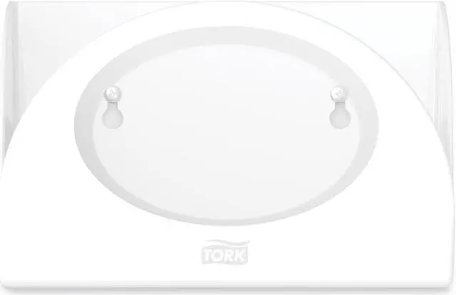 Main image of Essity Small Bracket Wiper Dispenser, 8.42 x 4.22 x 5.74, White