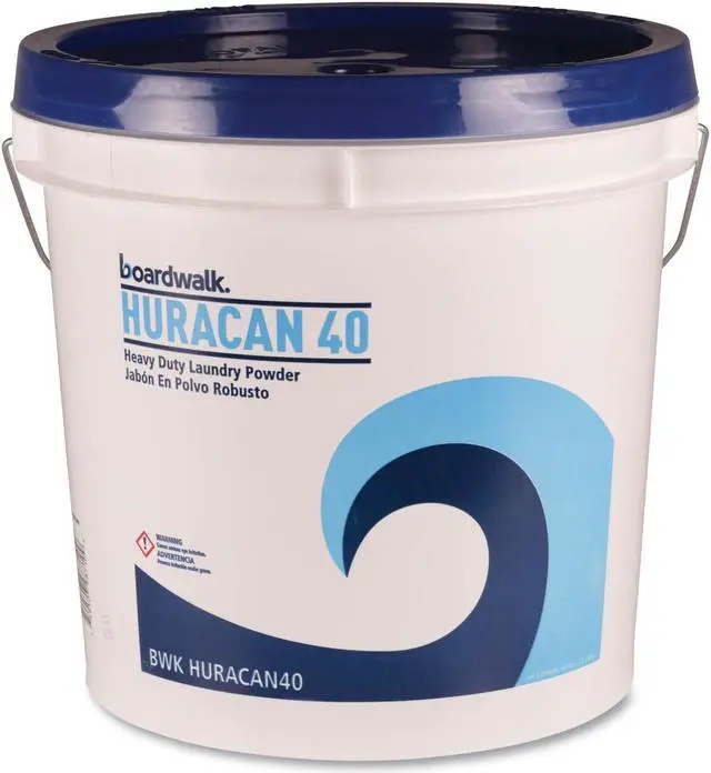 Alt view image 2 of 5 - Boardwalk BWKHURACAN40 Low Suds Industrial Powder Laundry Detergent, Fresh Lemon Scent, 40Lb Pail