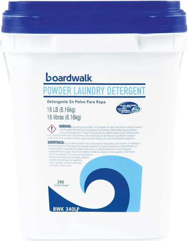 Alt view image 9 of 13 - Boardwalk Laundry Detergent Powder, Crisp Clean Scent, 18 Lb Pail 340LP