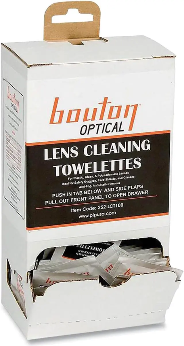 Alt view image 3 of 4 - Bouton BASIC-DV 440 Safety Goggles Clear/Clear Polycarbonate Lens Vinyl Frame