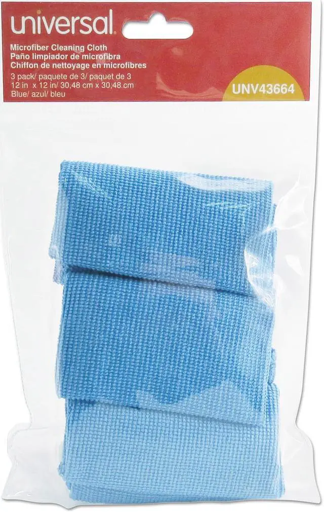 Alt view image 2 of 11 - Universal Microfiber Cleaning Cloth 12 x 12 Gray 3/Pack 43664