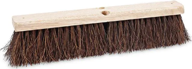 Alt view image 7 of 11 - Floor Brush Head, 3 1/4" Natural Palmyra Fiber, 18" 20118