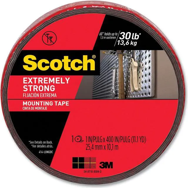 Alt view image 13 of 20 - Command Extremely Strong Large Mounting Adhesives 414LONGDC