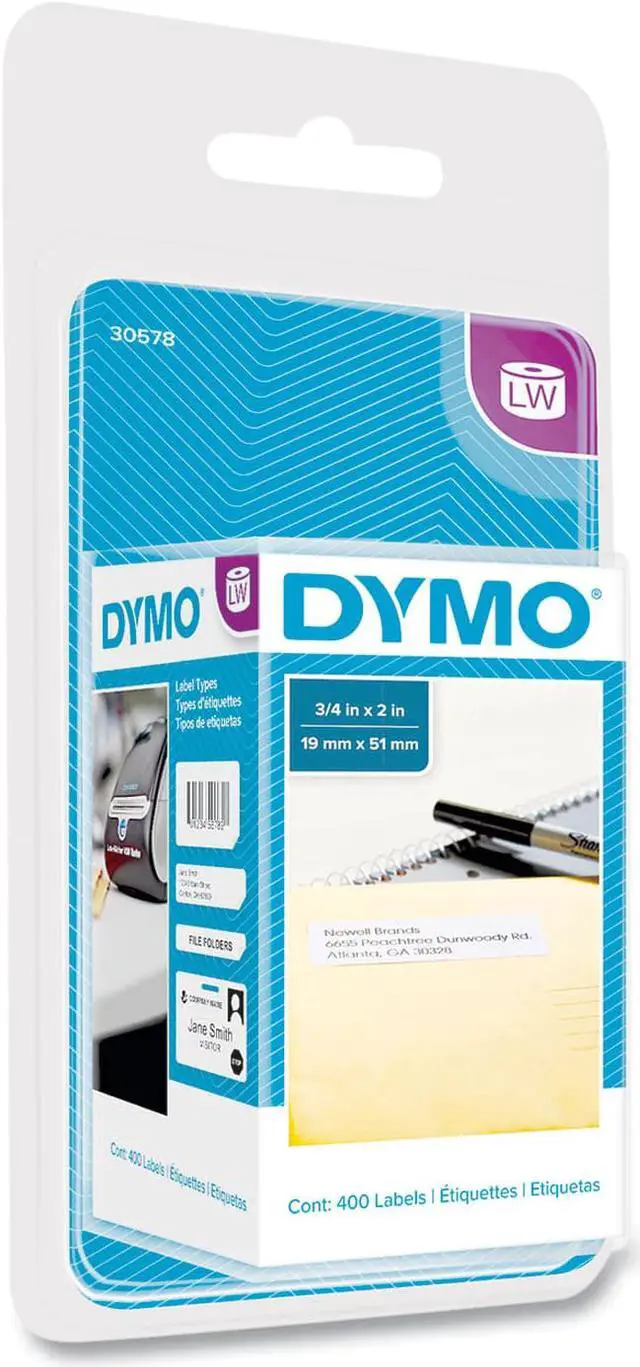 Alt view image 9 of 11 - Dymo LabelWriter Return Address Labels White 3/4" x 2" 200 per roll