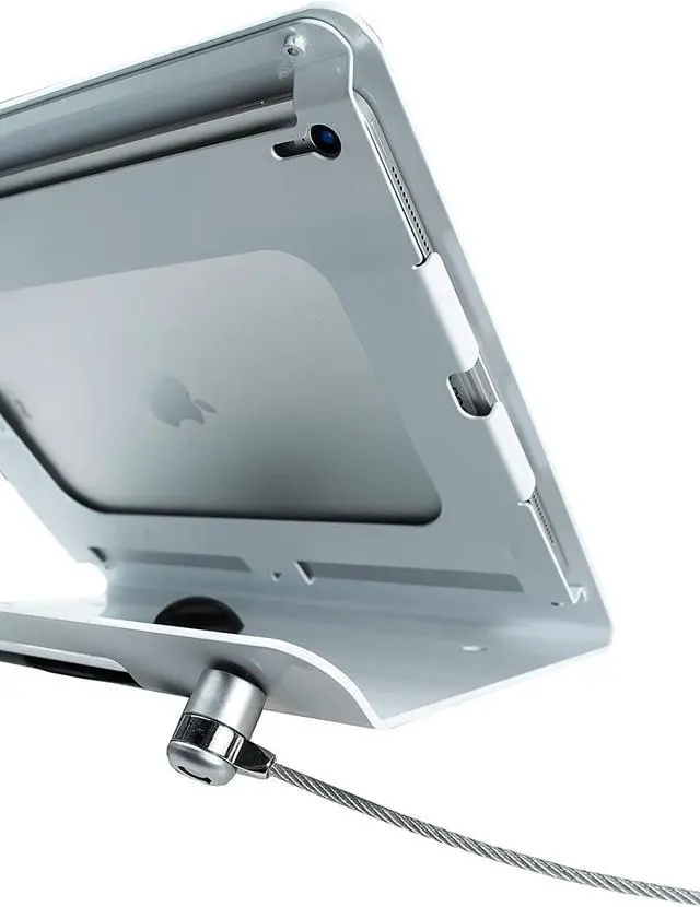 Alt view image 11 of 20 - CTA Digital Rotating Anti Theft Kiosk Stand for iPad Pro 12.9 Gen. 3 PADRTDW13