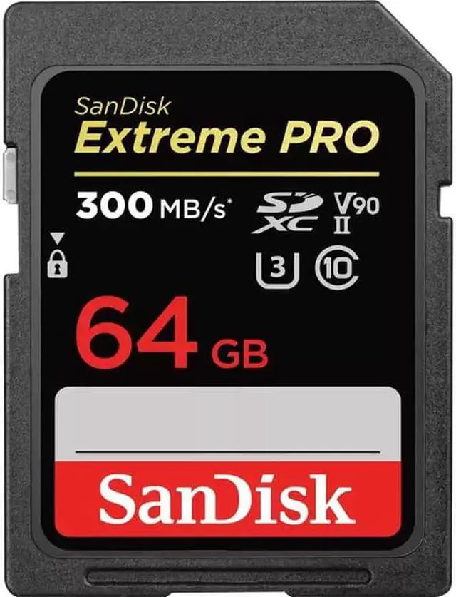 Alt view image 6 of 20 - SanDisk 64GB Extreme PRO UHS-II Memory Card, 300MB/s Read, 260MB/s Write