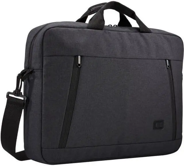 Main image of Huxton 15.6" Laptop Attache Fits Devices Up to 15.6" Polyester 16.3 x 2.8 x 12.4 Black 3204653