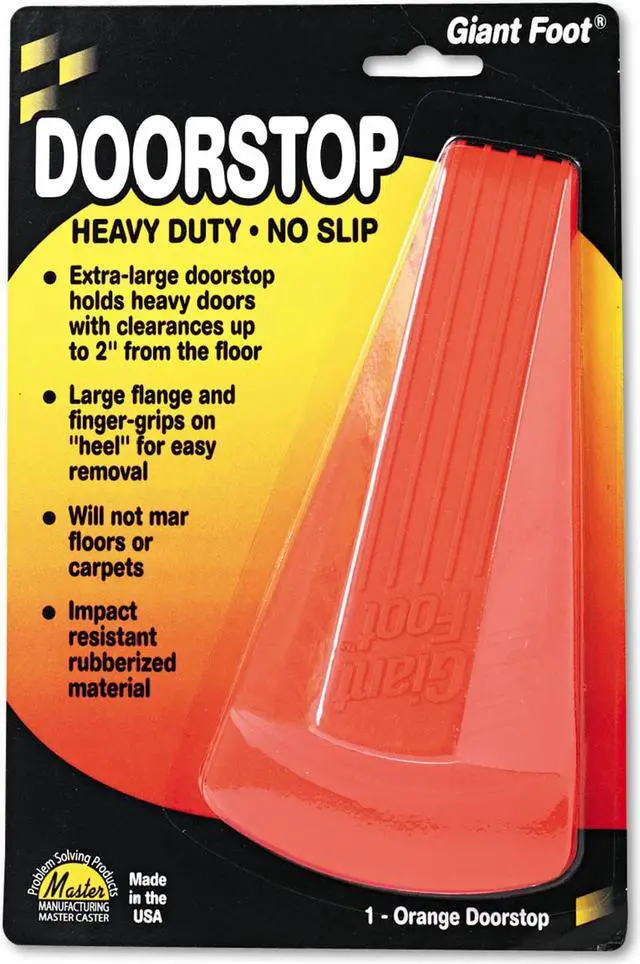 Alt view image 2 of 15 - Master Caster Doorstop,N-Slip,Giant,Oe 00965