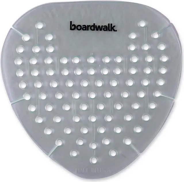 Alt view image 2 of 12 - Boardwalk Gem Urinal Screen Lasts 30 Days Green Herbal Mint Fragrance 12/Box