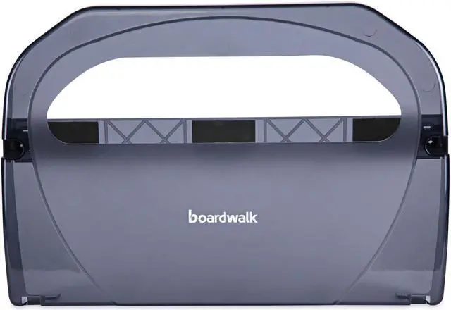 Alt view image 5 of 15 - Toilet Seat Cover Dispenser, Plastic, 17 1/4x3 1/8x11 3/4, Smoke Black, 10/Crtn BWKTS510SBBWEA