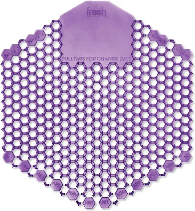 Alt view image 2 of 10 - Fresh Products The Wave Urinal Deodorizer, Urinal Screens, Fabulous Scent, 60