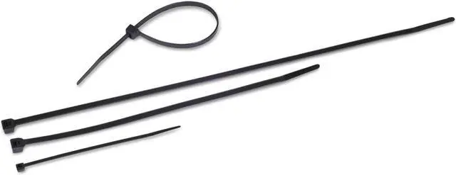 Alt view image 5 of 6 - Tatco Nylon Cable Ties 11 x 3/16 50 lb 500/Pack Black 22700