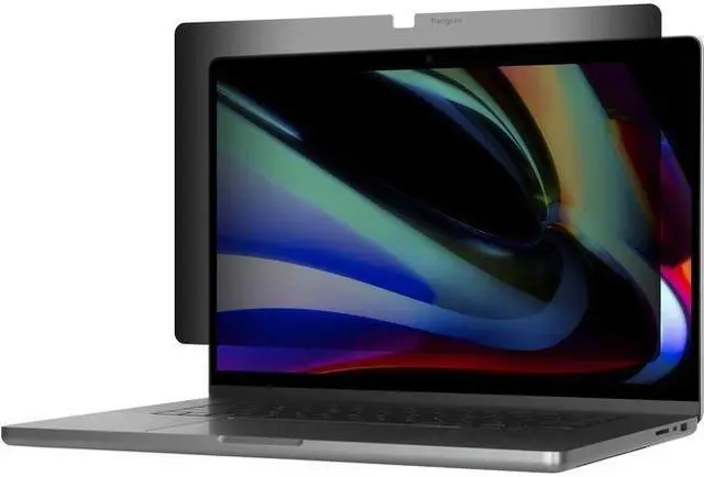 Alt view image 3 of 5 - Targus Magnetic Privacy Screen for MacBook Pro 16" (2021) - Landscape Clear, Black - For 16" Widescreen LCD MacBook Pro - 16:10 - Anti-glare - TAA Compliant