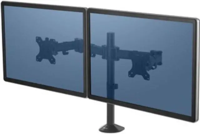 Alt view image 8 of 13 - FELLOWES 8502601 Reflex Dual Monitor Arm