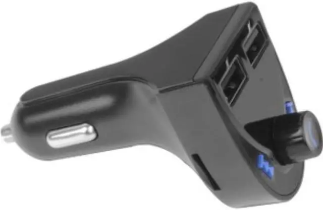 Alt view image 11 of 12 - Aluratek ABF01F Wireless Bluetooth Car Hands-free Kit - USB - FM Transmitter - Built-in Microphone, FM Transmitter