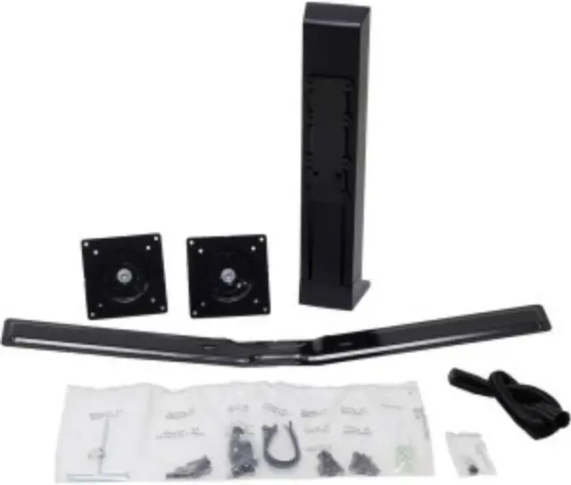 Alt view image 13 of 13 - Ergotron 97-934-085 WorkFit Dual Monitor Kit, universal