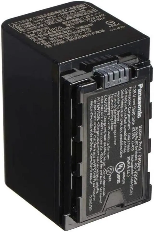 Alt view image 3 of 5 - Panasonic AG-VBR59P Replacement Battery For Dvx200, Px270 And Hcx-1000, 5900 Mah