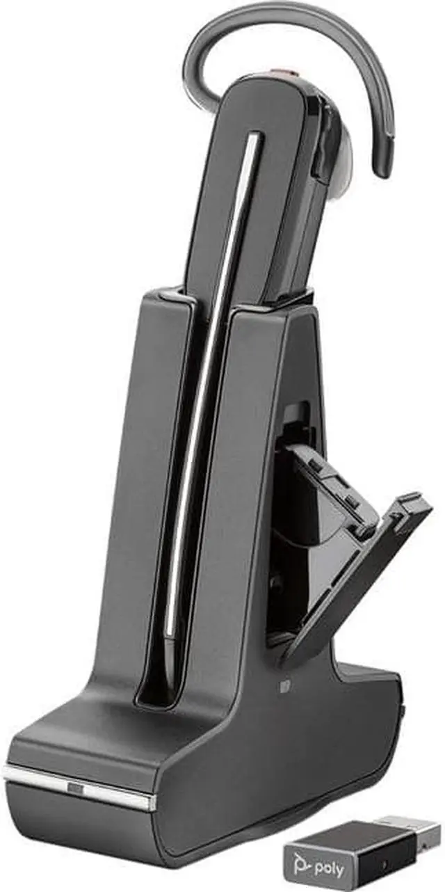 Alt view image 8 of 9 - PLANTRONICS 211204-01 Savi 8245 UC, S8245-M C, D200 USB-A, Unlimited TT, CONV, MOC, DECT 6.0, NA